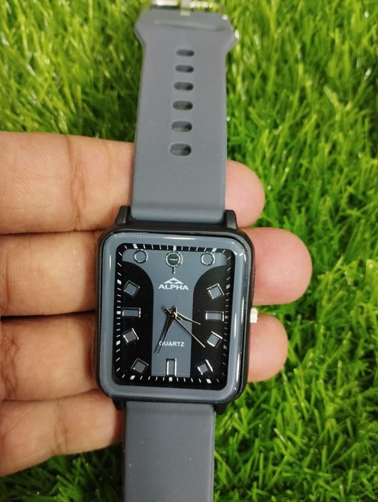 ALPHA Wrist Watch for Men - Without Box - purple